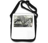 Two Guys Driving Shoulder Bag White