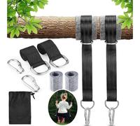 Two Hammock Straps One Point Five Meter Each Max Five Hundred Fifty Kg For Camping Garden Swing