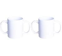 Two Handled Mug. Dual Handles for Easy Holding, Living Aid for The Elderly, Those with a Weaker Grip, Disabilities, Tremors, Parkinson's or Arthritis. Aids Independent Drinking as Reduces spillages