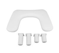 Two Hands Nail Arm Rest Adjustable Height Portable U Shape Design PU Leather Hand Pillow for Manicure at Home or Travel Ergonomic Nail Art Hand Support Soft Comfortable Easy to