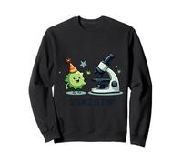 Two Happy Cartoon Tacos Holding Hands Surrounded by Hearts a Sweatshirt