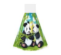 Two happy pandas Coral Velvet Hand Wipes - Absorbent Cleaning Cloths for Kitchen, Bathroom, Car, Camping - Home Use