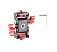Two Head Camera Gimbals Mount For LED Lights Monitors And Phone Holders 360 Rotation For Live Streaming And Photography Monitors Holder