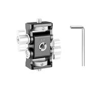Two Head Camera Gimbals Mount For LED Lights Monitors And Phone Holders 360 Rotation For Live Streaming And Photography Monitors Holder