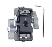 Two Head Camera Stabilizers Supports 1/4” Devices With Adjustable Angled For DSLR Monitors Two Head Mount