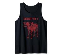 Two-Headed Calf Woodcut Illustration Taxidermy Oddity Tank Top