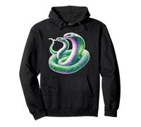 Two-Headed King Cobra Snake Serpent Pullover Hoodie