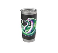 Two-Headed King Cobra Snake Serpent Stainless Steel Insulated Tumbler