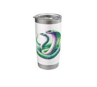Two-Headed King Cobra Snake Serpent Stainless Steel Insulated Tumbler
