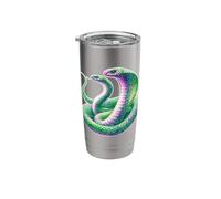 Two-Headed King Cobra Snake Serpent Stainless Steel Insulated Tumbler