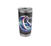 Two-Headed Snake x Cobra Snake Serpent x King Cobra Stainless Steel Insulated Tumbler
