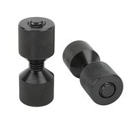 Two Hole Flange Alignment Pin, 2Pcs Aluminum Flange Two-Hole Pin Flange Locating Pin Rustproof Two Hole Pin Set Aluminum Two Hole Alignment Pins Set, for Large Machinery