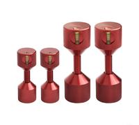 Two Hole Flange Alignment Pin Kit with Gradient Positioning Level, Hardened 6061 Aluminum, for Accurate for ASME 150LB Flange Alignment from 1/2 Inch to 14 Inch(red4pcs)