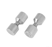 Two Hole Flange Pin 1-1/8" - Anodised Aluminium Flange Aligner for Pipe Fitting - Positioning Pins for Welding Projects 70mm Length(white)