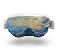 Two Horizons Ski Goggles Protective Cover | Protection Against Scratches | Funny Sayings | Ski Goggle Cover | Microfibre Cleaning Cloth | Ski Goggles Protective Cover Elastic | Ski Goggles Protection