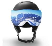 Two Horizons Ski Helmet Visor Protection | Visor Protection for Ski Helmets with Visor | Protection Against Scratches | Microfibre Cleaning Cloth | Ski Helmet Visor Cover | Visor Helmet Protective