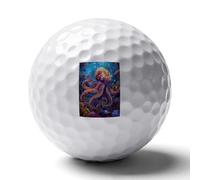 Two Horses Sunset Personalized Printed Golf Balls Funny Practice Ball Gifts for Men Women Golfers