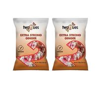 Two Hues Extra Strong Ginger Sweets 100g | PACK OF 2 | Ginger Candy | VEGAN | Gluten FREE.