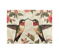 Two Hummingbirds Looking At Each Other Wooden Puzzle 500 Piece Jigsaw Puzzle For Adults Challenging Puzzle For Game Size 15"X20.4"