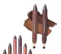 Two-in-one eyeliner and eyeshadow, waterproof crayon-based highlighter, long-lasting, smudge-resistant, smooth, easy-to-apply color