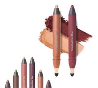 Two-in-one eyeliner and eyeshadow, waterproof crayon-based highlighter, long-lasting, smudge-resistant, smooth, easy-to-apply color