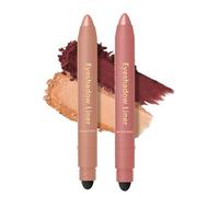 Two-in-one eyeshadow and eyeliner, waterproof cream eyeshadow, smudge-proof highlighter, versatile and long-lasting, creates multi-dimensional eye looks