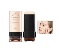 Two in One - Luxury Anti - Wrinkle Foundation Beauty Wand, Double Head Foundation Cosmetic Applicator, Flawless Eraser Foundations Make - up Stick (#2, 20g)