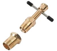 Two-in-One Olive Puller Tool - High-Strength Metal Plumbing Olive Remover for 15mm & 22mm Compression Fittings - Rust-Resistant, Easy-to-Use Pipe Fitting Extractor for DIY & Professional Use