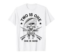 Two is One, One is None - Preparedness, Military, Motivation Value Graphic T-Shirt