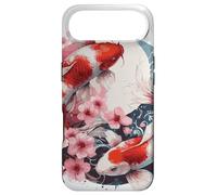 Two Japanese Koi Fish with Cherry Blossoms Case for iPhone Air