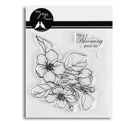 Two Jays Stamp Set CTJJ212 - Blooming Flower - 2 Stamps
