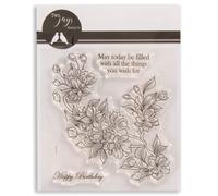 Two Jays Stamps - Spring Flower Bough - CTJJ206 - John Next Door