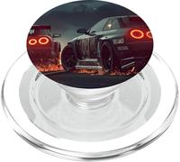 Two JDM Legend Drift Racing Cars Drifting At Night PopSockets PopGrip for MagSafe