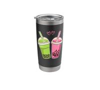 Two Kawaii Boba Tea Bubble Tea Stainless Steel Insulated Tumbler