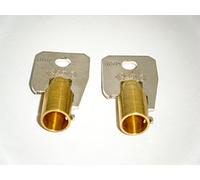 Two Keys For Harley Davidson - Buell - BMW Tubular Key Blanks All Harley Davidson Using Tubular Keys Including Fatboy, Road King FLHR, HERITAGE SOFTAIL - BUELL BMW Tubular Keys Codes HD0001 TO HD9999