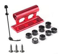Two Kit Bike Fork Mount Truck Block for 20 x 110mm Bikes Secure and Safe Bike Storage (Red)