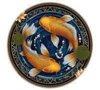 Two Koi Carp, Lotus Flower Puzzle 1000pcs (67.5x67.5cm) Erwachsene Puzzle,Home Decor