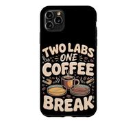 Two Labs One Coffee Break Biology Teacher Case for iPhone 11 Pro Max