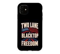 Two Lane Blacktop Freedom Flag Patriotic Road Case for iPhone 11