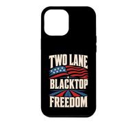 Two Lane Blacktop Freedom Flag Patriotic Road Case for iPhone 12 Pro Max