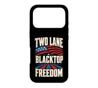 Two Lane Blacktop Freedom Flag Patriotic Road Case for iPhone 17 Pro