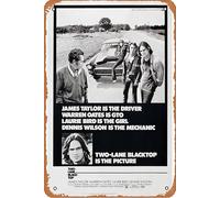 Two-Lane Blacktop - Vintage Movie Poster Home Wall Art Decoration Retro Metal Tin Sign 8x12 inch