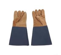 Two-Layer Cowhide Leather Welding Gloves Offering Superior Heat Insulation and Extended Wrist Protection for Welding Tasks