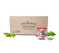 Two Leaves and a Bud Organic English Breakfast Tea Bags, Whole Leaf Black Tea in Sachets, 100 Count