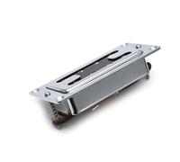 Two Line 8 Hole 4 String Electric Bass Humbucker Pickup Chrome Electric Guitar Instrument Pickups(Bridge Pickup)