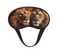 Two Lions Sleep Eye Mask, Soft & Comfortable for Men, Women, Comfortable Sleep Mask