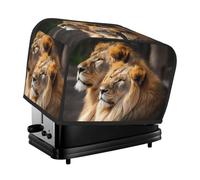 Two Lions Toaster Covers 2 Slice Bread Machine Covers Quilted Toaster Dustproof Cover Small Washable Appliance Covers Bread Maker Protective For Kitchen Small Appliance
