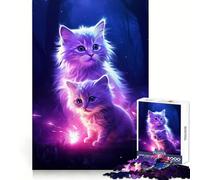 Two Little Cat 1000 Piece Jigsaws for Teenagers Mental Dexterity Quiet Fun Premium Cut Holiday Present (38x26cm)