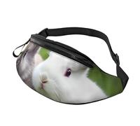 Two Little Cute Rabbits Fanny Pack for Women Men Crossbody Bag Belt Bag Fashion Small Waist Pack Outdoor Bum Bag