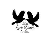 Two Love Doves To Be Women's Sweatshirt - White - S - White